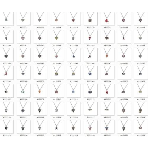 Hot Sale Football Team Necklace For Wome Men DIY Jewelry