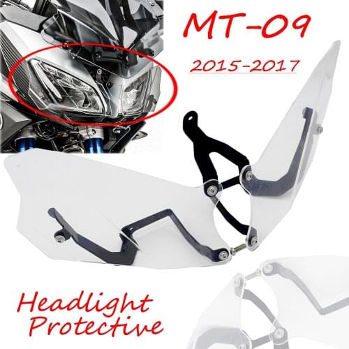 Suitable For YAMAHA MT-09 TRACER 2015 2016 2017 MT 09 Tracer Motorcycle Headlight Cover Accessories Grille Headlight Protective