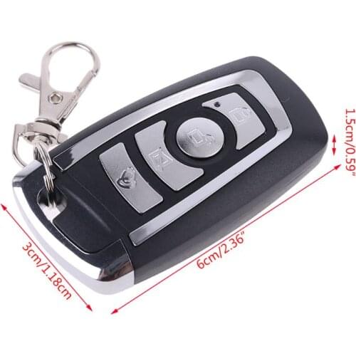 Remote Control 433MHz Wireless Duplicator 4 Button Metal Clone Controller Copy Electric Gates Gadgets Car Home Garage Gate Fob