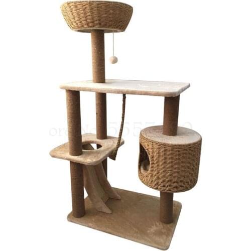 Preparation of cat climbing frame sisal cat nest cat tree house cat stand jumping platform cat furniture export cat