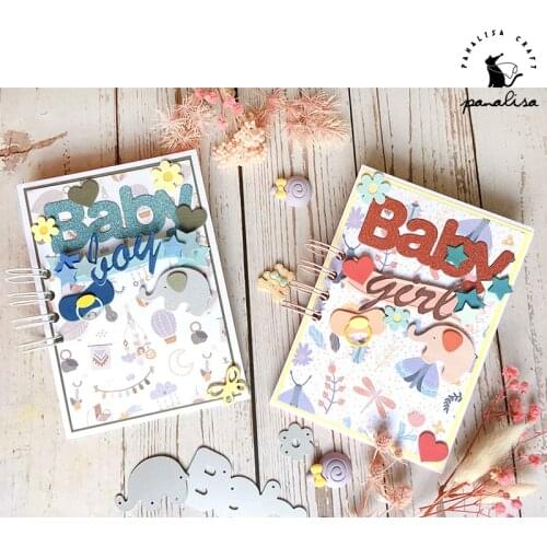 Panalisacraft cute baby girl boy Metal Cutting Dies Stencils for DIY Scrapbooking/album Decorative Embossing DIY Paper Cards