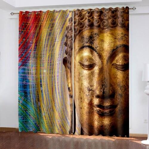 Modern Home Decoration Blackout 3D Curtain stereoscopic lifelike personality curtains 3d blackout curtains