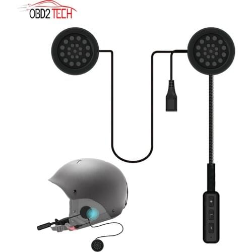 V4.1 Bluetooth Motorbike Motorcycle Helmet Headset Earphone Headphone Speaker Handsfree Music For MP3 MP4 GPS