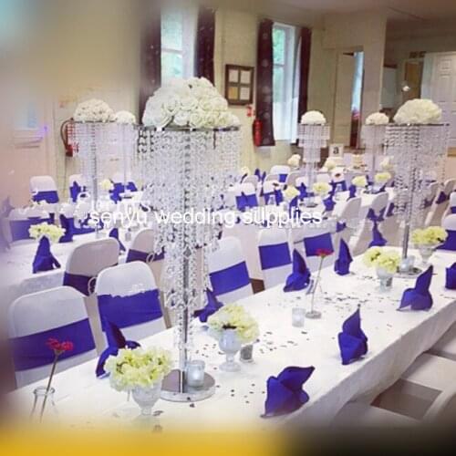 Tall Crystal Wedding Flower Stand Table Centerpiece Event Decoration senyu0789