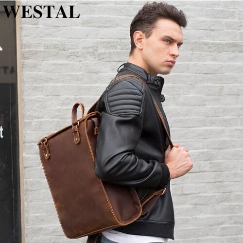 Мужские брендовые сумки WESTAL China At AliExpress