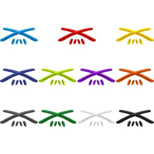 Firtox Replacement Rubber Kits Ear Socks & Nose Pads For-Oakley Fast Jacket OO9097 Sunglasses Accessories - Multiple Colors NEW