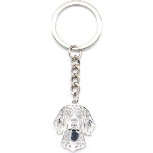 2019 Factory Supply Alloy Pet Shaped Key Chains Lovers Beagle Jewelry Dog Shaped Key Chains