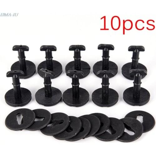 10Pcs OEM Floor Carpet Mat Clips With Washer For BMW E36 E46 E38 E39 X3 X5 M3 M5
