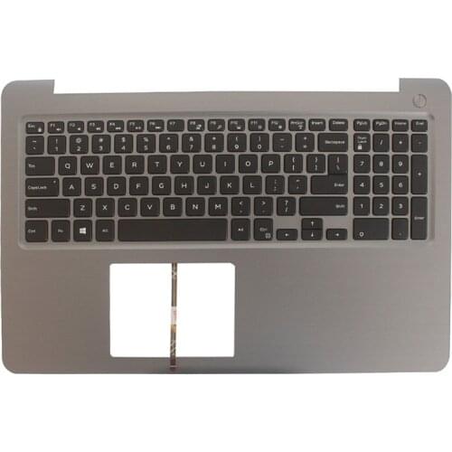 100% NEW US laptop keyboard for DELL INSPIRON 15 5565 5567 with palmrest upper cover Backlit keyboard