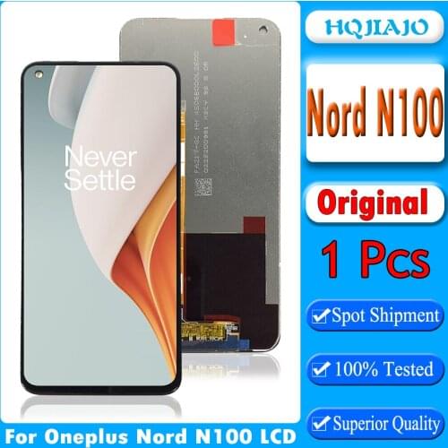 6.52' Original For Oneplus Nord N100 BE2013 BE2015 LCD DIsplay Touch Screen Digitizer Parts For Oneplus Nord 100 LCD