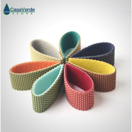 25pcs of 240x45mm diamond resin polishing sheet pads for wet polishing granite marble