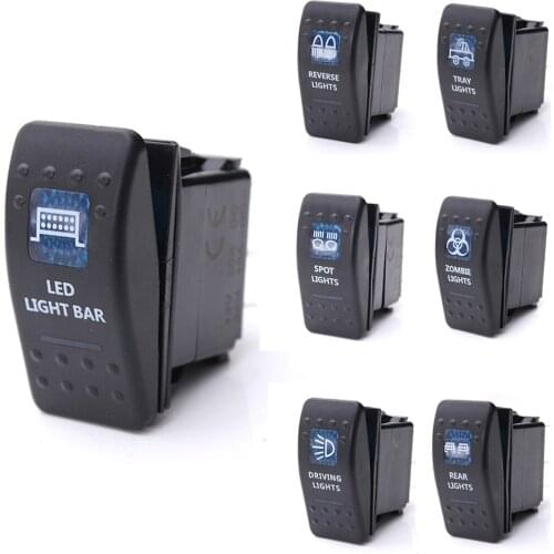 Car Boat ARB Carling Dual LED Back Light Rocker Switch SPST ON-OFF 12/24V CE 10A 3