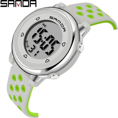 Fashion Sanda Children Watch Sport Student Kids Watches Boys Girls Clock Gift Child Led Digital Electronic Boy Girl Wristwatches