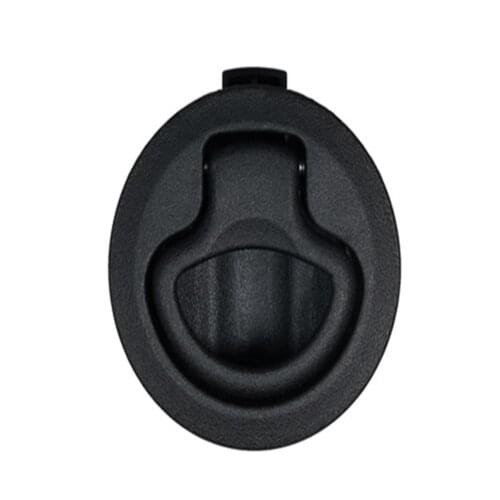 Black Nylon NO key Flush Boat Marine Latch Flush Pull Latches Slam Lift Handle Deck Hatch Marine Hardware