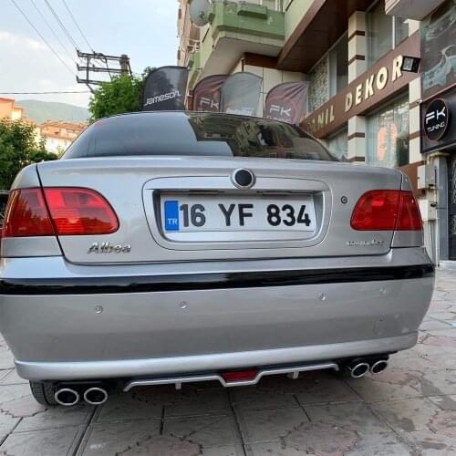 Fiat Albea Diffuser Sport Model Diffuser Car Accessory Universal Compatible Modified Rear Bumper Attachment