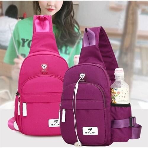 Multifunction Shoulder Bag Outdoor Summer Short Trip Messengers Bag Multi-pocket Sling Bags Oxford Crossbody Bags