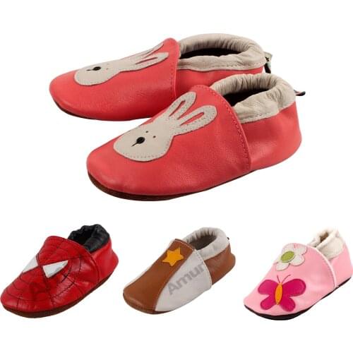 0-24m Baby Kid Shoes Newborn Anti-Slip Genuine Leather Sneaker Toddlers Soft Bottom Casual Prewalker Infant Classic First Walker