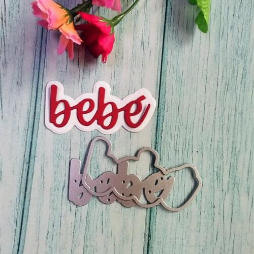 New Words Scrapbooking Cutting Dies Embossed Knife Punch Template for DIY Paper Album Photo Cards Making Dies Cut Die