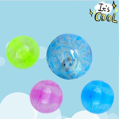 Hamster Pet Run Ball Hamsterbal Pet Rodent Mice Jogging Hamster Gerbil Rat Toy Plastic Exercise Ball Lovely Pet Sports Ball