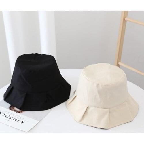 New Fashion Large Wide Brim Floppy Summer Beach Sun Cap Bucket Hats for Women Summer Hats Tourist Hat Panama Gorras Casquette