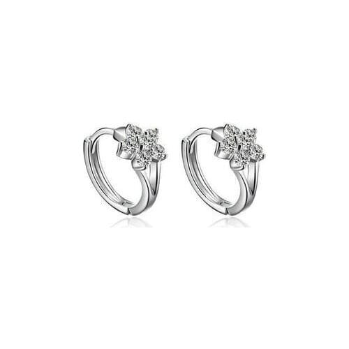 2016 new arrival romantic love flower female earrings 925 sterling silver stud earrings jewelry wholesale price