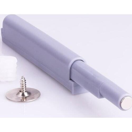 1Pcs Home Hardware rebound device damper door stopper rebound with suction no need handle drawer invisible door vigorously