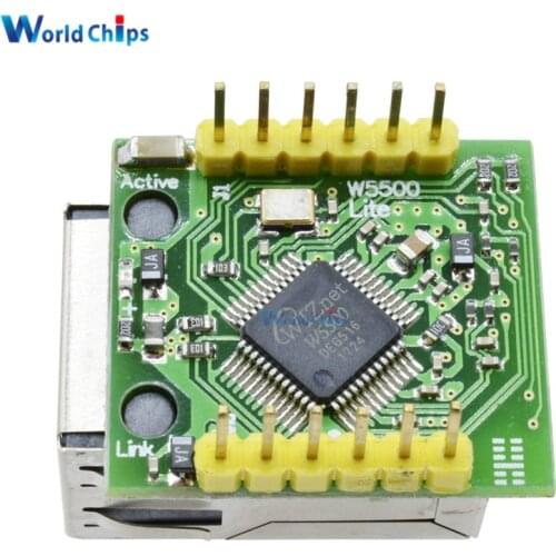 1 Piece ENC28J60 USR-ES1 W5500 Chip New SPI to LAN/ Ethernet Converter TCP/IP Mod