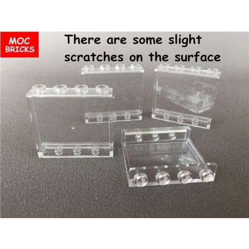 10pcs/lot MOC Bricks Panel 1 x 4 x 3 with Side Supports - Hollow Studs fit with 60581 figure building blocks toys kids gifts
