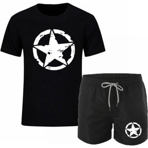 2021 Brand Mens pants Sweatshirt fashion summer mens cotton T-shirt + shorts casual suit sportswear mens clothing