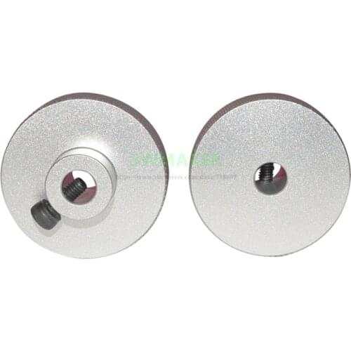 1pcs 5mm/6.36mm/8mm/14mm NEMA 17/23 motore aluminum jog knob hand wheel for 42 / 57 / 86 stepper motor wheel