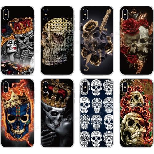 Tpu Soft Silicone Skull Bone Cover For Oukitel C23 C22 C21 C19 C18 K6000 C17 C16 C15 C13 Pro K9 U20 Plus Y4800 Phone Case