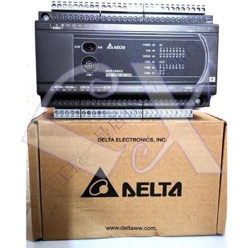 Delta Original Full New EX2 Series PLC DVP30EX200T 16DI 10DO Transistor Output 3AI 1AO