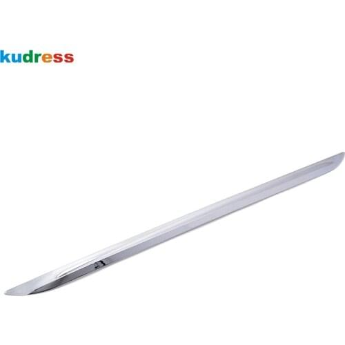 For Ford Kuga Escape 2013 2014 2015 ABS Chrome Car Rear Trunk Cover Trim Decoration Tailgate Frame Garnish Strip Accessories