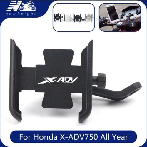 For Honda X ADV 750 X-ADV750 2020 2021 Motorcycle Mobile Phone Holder GPS Navigator Rearview Mirror Handlebar Bracket Accessorie
