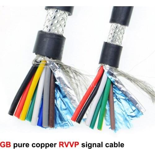 GB copper, 8-core shielded signal line, RVVP 8*0.75 mm2 (100m per roll)