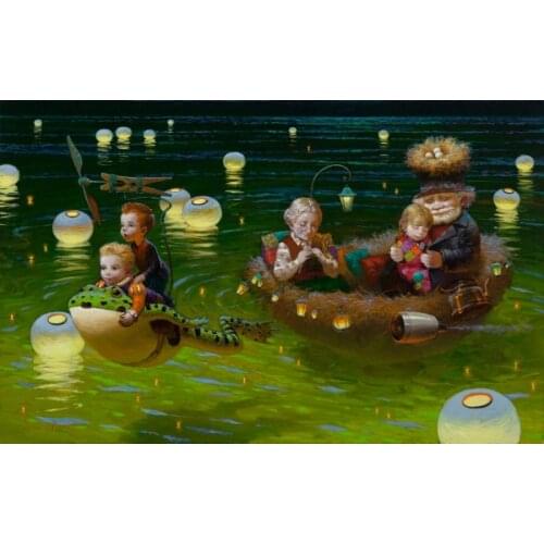 Modern Art Victor Nizovtsev Canvas Prints oil painting Kids Room Christmas Decorations Wall Picture best Christmas gift vk20