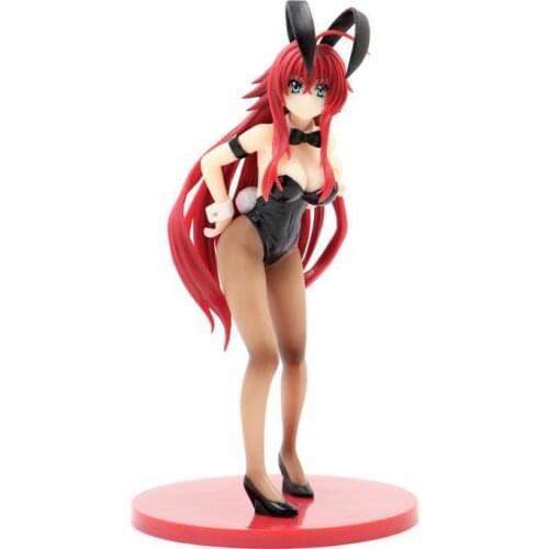 Kawaii High School DxD Japan Anime Action Figure PVC Toy Rias Gremory Bunny Girl Sexy Doll Car Room Decor Ornaments Gift for Boy