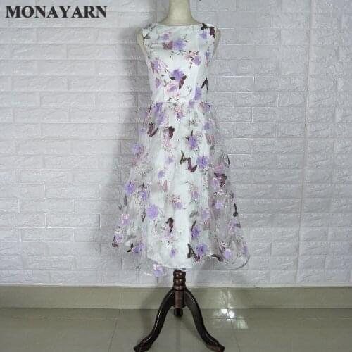 MONAYARN Summer Dresses With Print