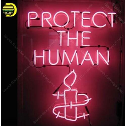 Neon Sign for Skull with phone Neon Bulb sign Beer Bar Pub Restaurant handcraft glass tube light Decor wall home lamps for sale