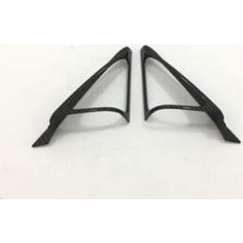 Brand New For Honda Accord 2018 2PCS High Quality Carbon Fiber ABS Chrome Car Within Triangle Cover Trim Car Styling Accessories