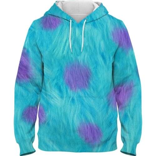 3D Printed New Hoodies Disney Monsters Inc Men Women Children Streetwear Sweatshirts Boy Girl Pullover Long Sleeve Casual Tops