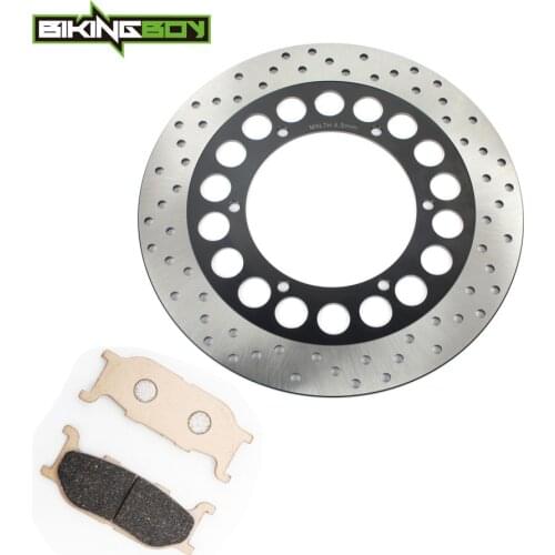 BIKINGBOY Front Brake Disk Disc Rotor Pads XV 535 Virago 95-99 XVS 650 V Star Custom 97-00 Classic 98-10 Silverado 03-10 04 05