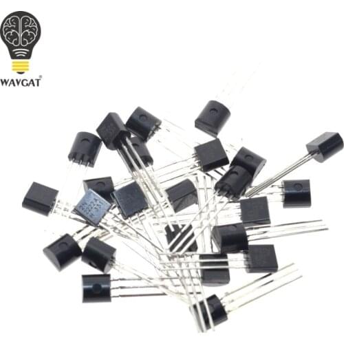 2N2222A Free shipping 100pcs in-line triode transistor NPN switching transistors TO-92 0.6A 30V NPN 2N2222