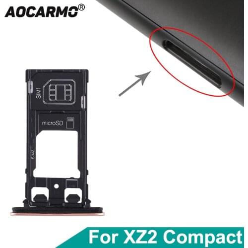 Dower Me Micro SD SIM Card Port Slot Dust Plug Cover Replacement For Sony Xperia XZ2 Compact H8324 XZ2c XZ2mini 5inch