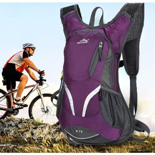 15L Outdoor Sport Cycling Run Water Bag Storage Hydration Pocket Backpack UltraLight Hiking Bike Riding Pack Bladder Knapsack