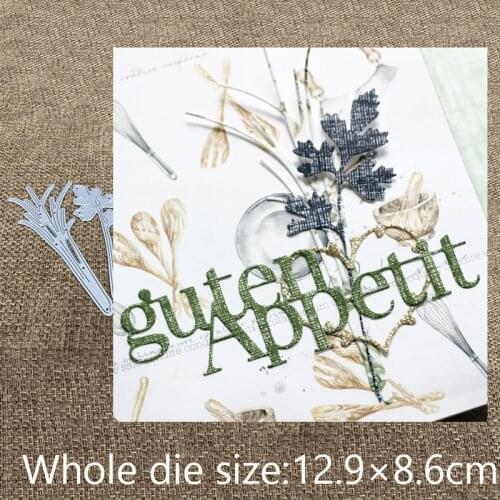 XLDesign Craft Metal Cutting Die cut die Celery amaranth decoration scrapbooking Album Paper Card Craft Embossing Die Cuts