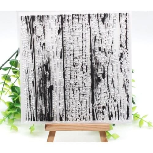 ZLDECOR Wood Grains Transparent Clear Silicone Stamp/Seal for DIY scrapbooking/photo album Decorative clear stamp sheets 056