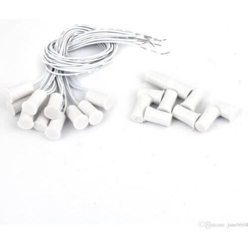 10 pairs) 17*10.5mm Plastic Wired magnetic Door Window Opening Sensor intruder detector NC Signal Chest Lamp Switch