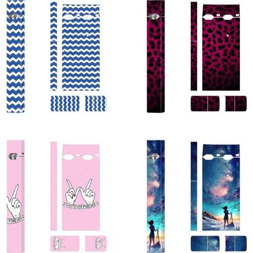 2pcs/lot New design for juu l skin sticker for juu l sticker for juu l pvc vinyl sticker protect skin sticker for juu l