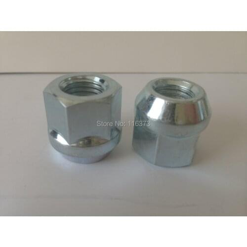 20PCS OPEN END BULGE ACORN WHEEL LUG NUTS 12X1.5 ZINC FINISH for Chrysler LeBaron 1985-1995